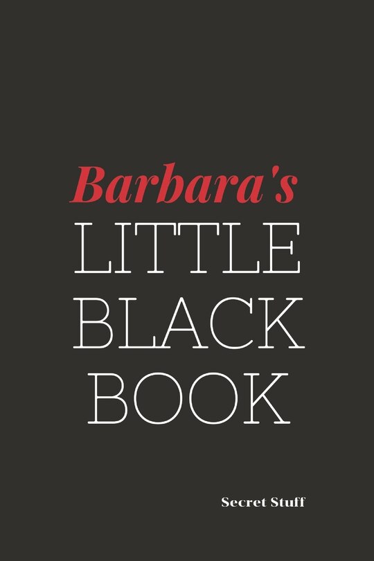 Front cover_Barbara's Little Black Book