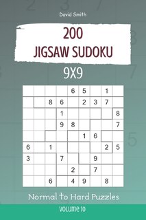 Front cover_Jigsaw Sudoku - 200 Normal to Hard Puzzles 9x9 vol.10