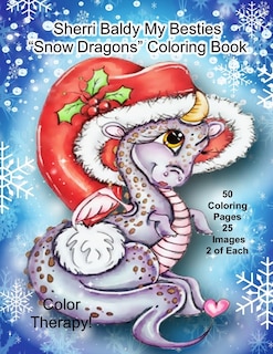Couverture_Sherri Baldy My Besties Snow Dragons Coloring Book