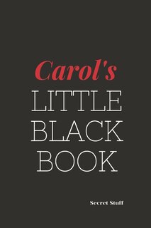 Front cover_Carol's Little Black Book