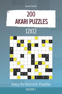 Front cover_Akari Puzzles - 200 Easy to Normal Puzzles 12x12 vol.7