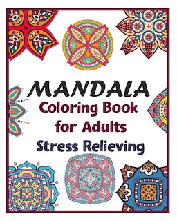 Front cover_Mandala coloring book for adults stress relieving
