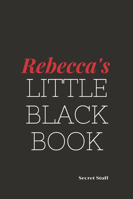 Front cover_Rebecca's Little Black Book
