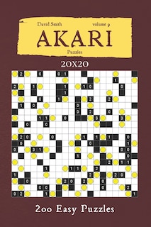 Front cover_Akari Puzzles - 200 Easy Puzzles 20x20 vol.9