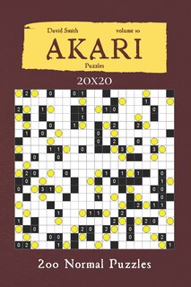 Couverture_Akari Puzzles - 200 Normal Puzzles 20x20 vol.10