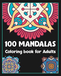 Front cover_100 Mandalas coloring book for adults