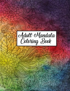 Front cover_Adult Mandala Coloring Book