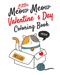 Front cover_Little Meow Meow Valentine coloring Book