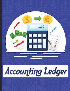 accounting ledgers for bookkeeping: Accounting General Ledge, sustained and long lasting tracking and record keeping Size:8.5x11 in 100