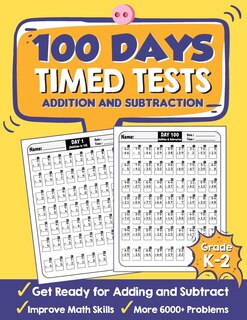 Couverture_100 Days Timed Tests Addition and Subtraction