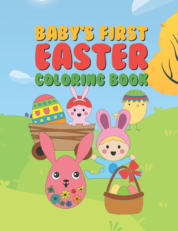 Front cover_Baby's First Easter Coloring Book