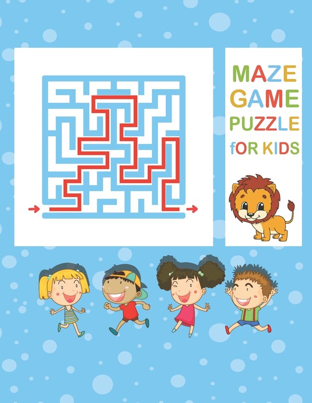 Front cover_Maze Game Puzzle For kids