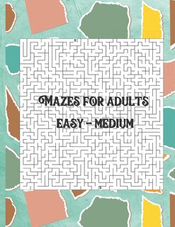 Front cover_Mazes for adults