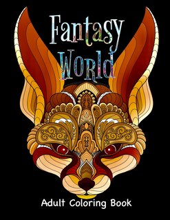 Front cover_Fantasy World Adult Coloring Book