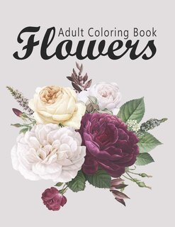 Front cover_Flower Coloring Book
