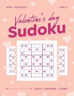 Front cover_Valentine's Day Sudoku vol.3