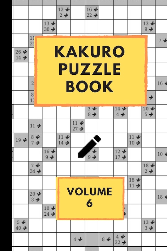 Couverture_Kakuro Puzzle Book Volume 6