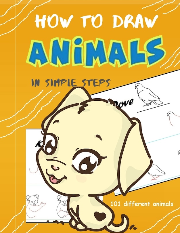 Couverture_How To Draw Animals In Simple Steps