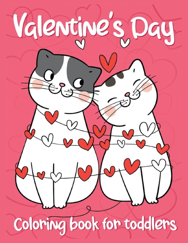 Front cover_Valentine's Day Coloring Book for Toddlers