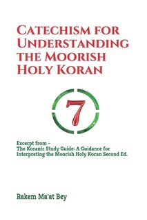 Front cover_Catechism for Understanding the Moorish Holy Koran
