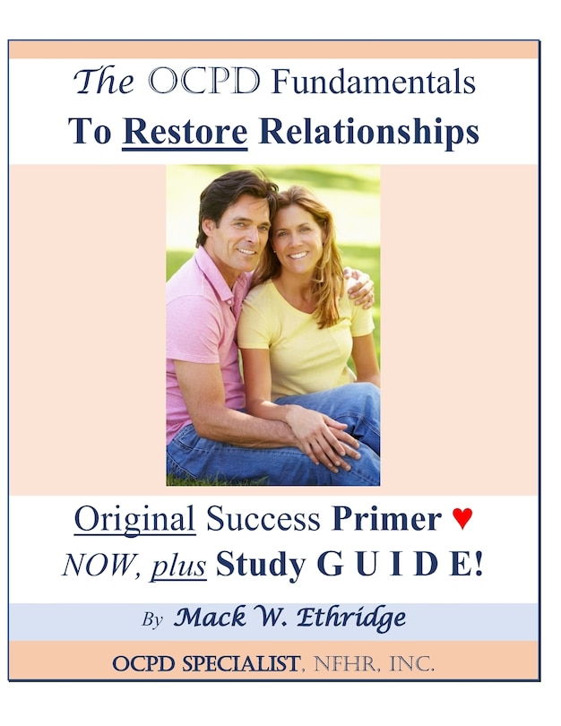 Front cover_The OCPD Fundamentals to Restore Relationships