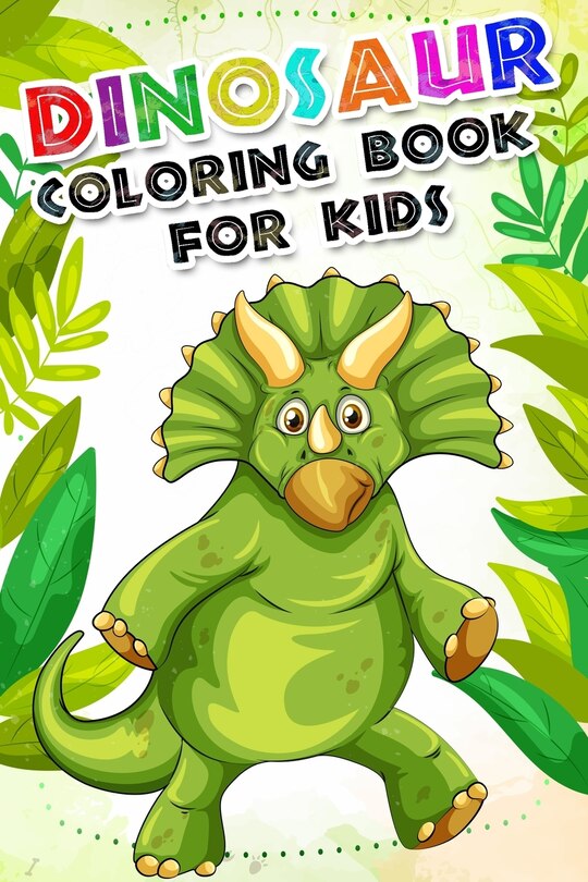 Front cover_Dinosaur Coloring Book for kids