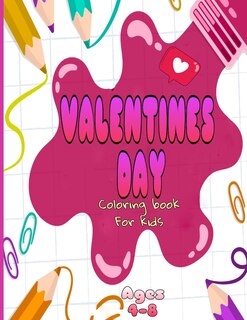 Couverture_valentines day coloring book for kids ages 4-8