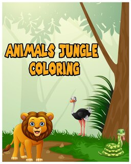 Front cover_Animals Jungle Coloring