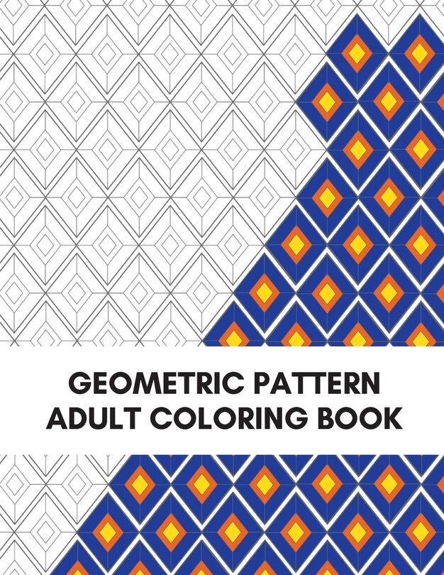 Front cover_Geometric Pattern Adult Coloring Book