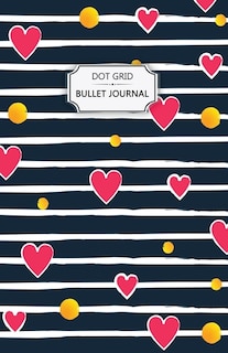 Front cover_Valentine's Hearts Dot Grid Bullet Journal