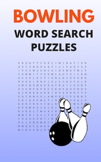 Bowling Word Search Puzzles: 5x8 Puzzle Book for Adults with Solutions