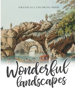 Couverture_Wonderful Landscapes Grayscale Coloring book