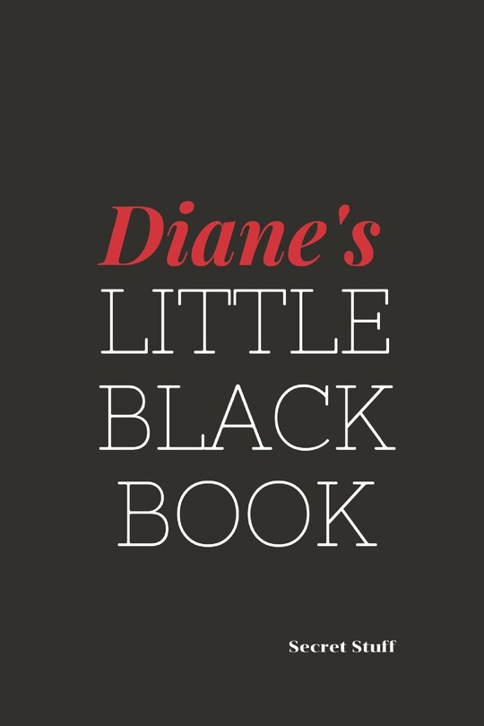 Front cover_Diane's Little Black Book.