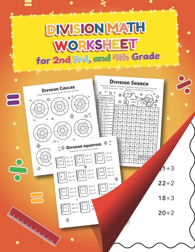 Front cover_My First Workbook of Division Practice Workbook and Activity Sheets