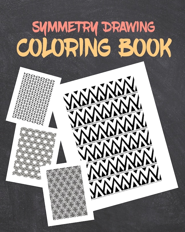 Front cover_Symmetry Drawing Coloring Book