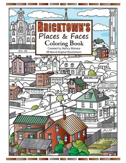 Front cover_Bricktown's Places & Faces Coloring Book