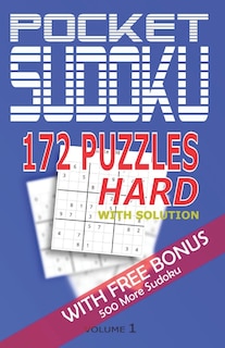 Front cover_Pocket Sudoku Hard