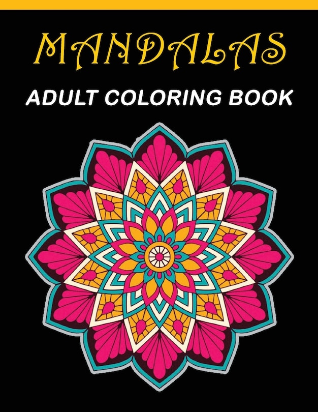 Front cover_Mandalas Adult coloring Book