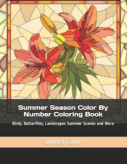 Couverture_Summer Season Color By Number Coloring Book