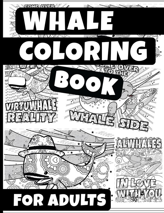 Couverture_Whale Coloring Book For Adults