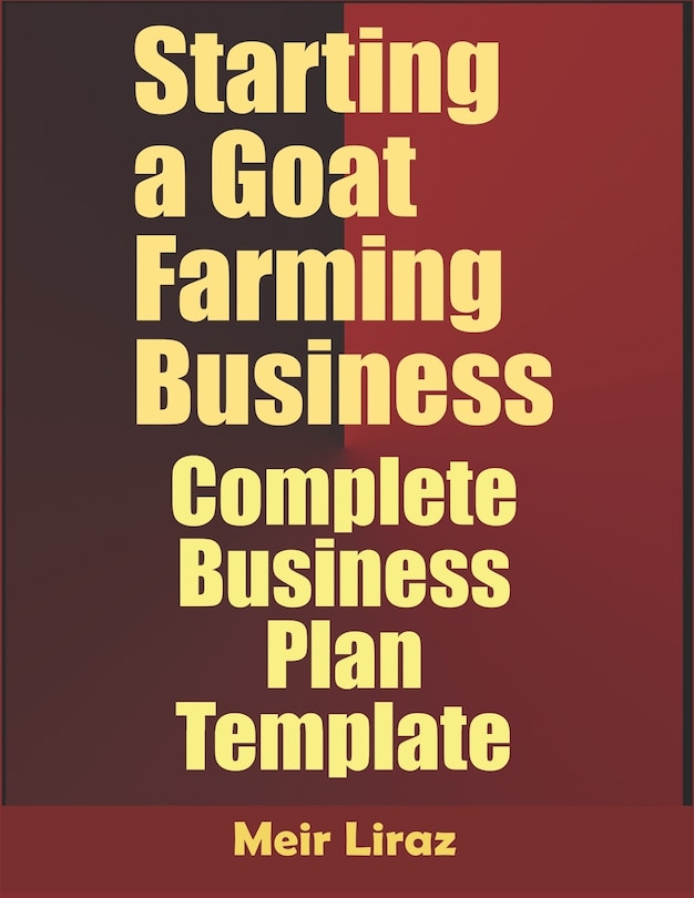 Front cover_Starting a Goat Farming Business