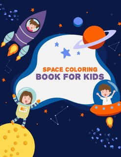 Front cover_Space Coloring Book for Kids