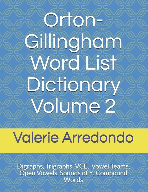 Couverture_Orton-Gillingham Word List Dictionary Volume 2