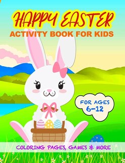 Front cover_Happy Easter Activity Book for Kids