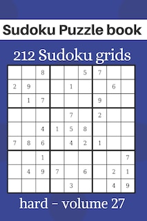 Couverture_Sudoku Puzzle book - 212 Sudoku grids