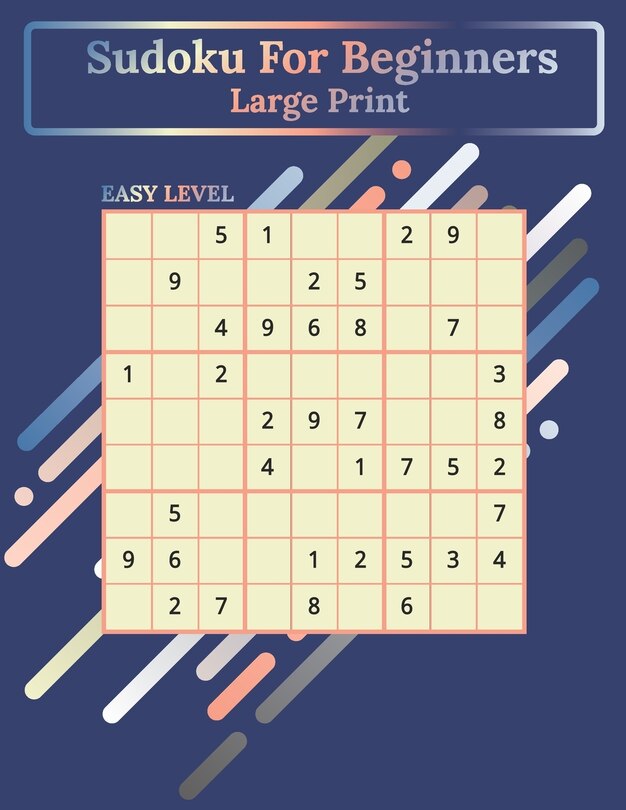 Front cover_Sudoku For Beginners Large Print