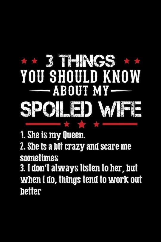 Couverture_3 Things You Should Know About My Spoiled Wife