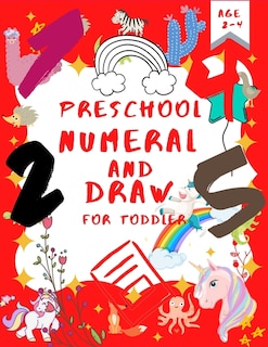 Couverture_Preschool Numeral And Draw For Toddler.