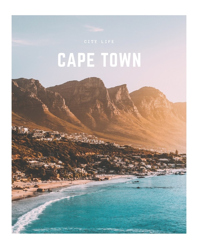 Cape Town: A Decorative Book │ Perfect for Stacking on Coffee Tables & Bookshelves │ Customized Interior Design & Home Decor