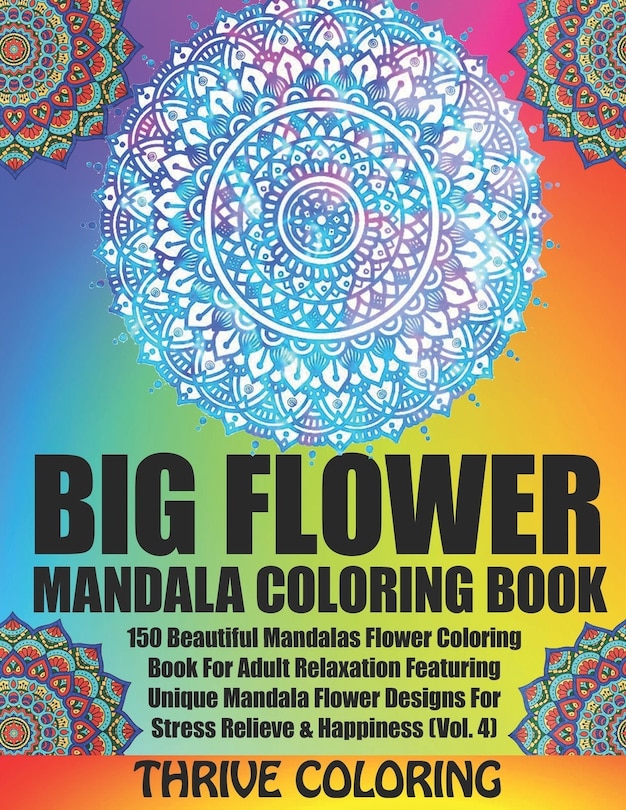 Front cover_BIG Flower Mandala Coloring Book